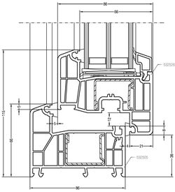  < - >   Rehau Euro-Design 86